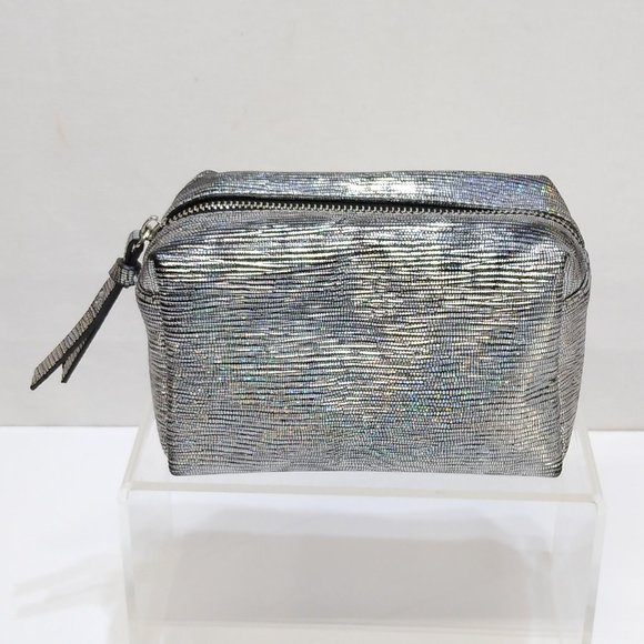 Cosmetic Bag Glitter Glimmer Date Night Bag Make-Up Bag Gently Used EUC - Picture 1 of 9